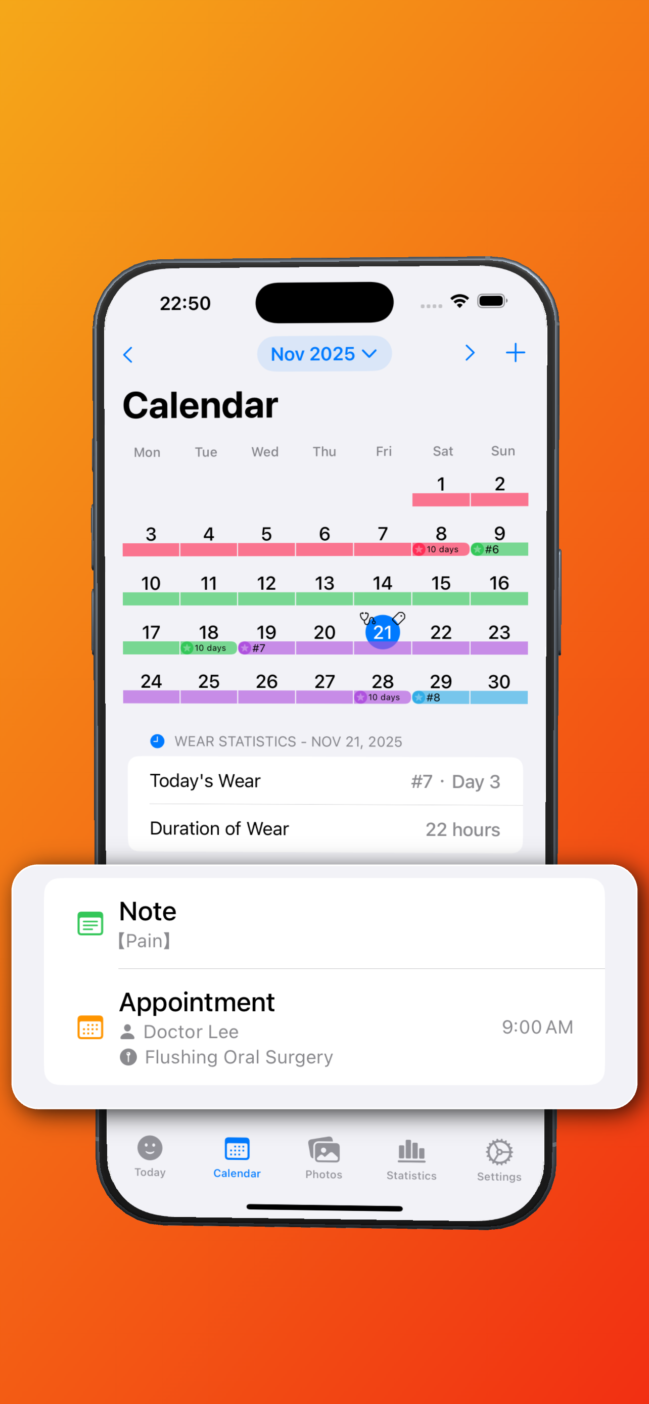 App Screenshot 2 - Calendar
